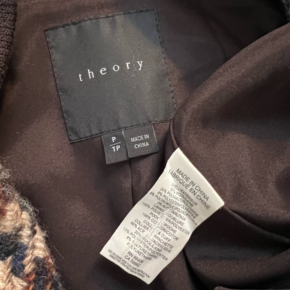 Theory Houndstooth Blazer Coat - Picture 5 of 6